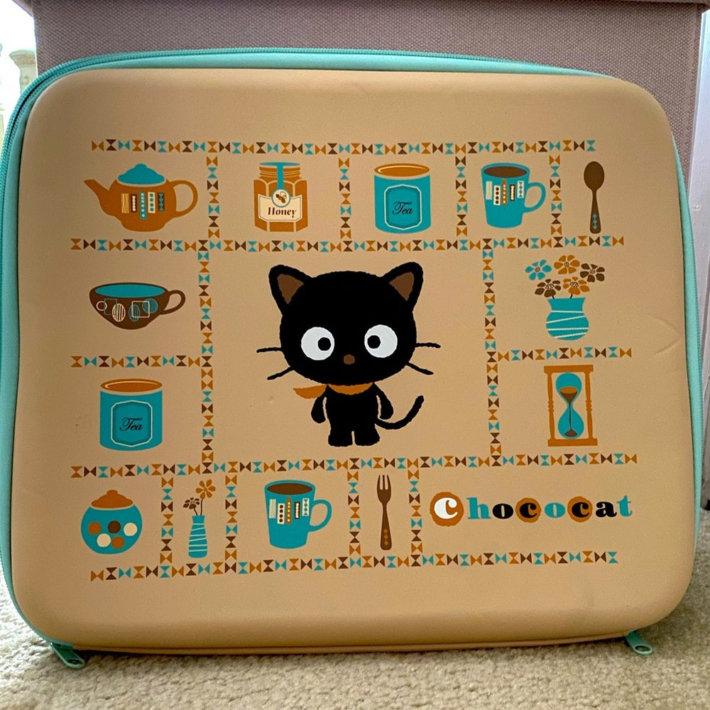 Chococat (brown Hello Kitty) laptop computer case *RARE collector’s edition*